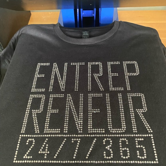 Entrepreneur Rhinestone Tee - Picture 2 of 2